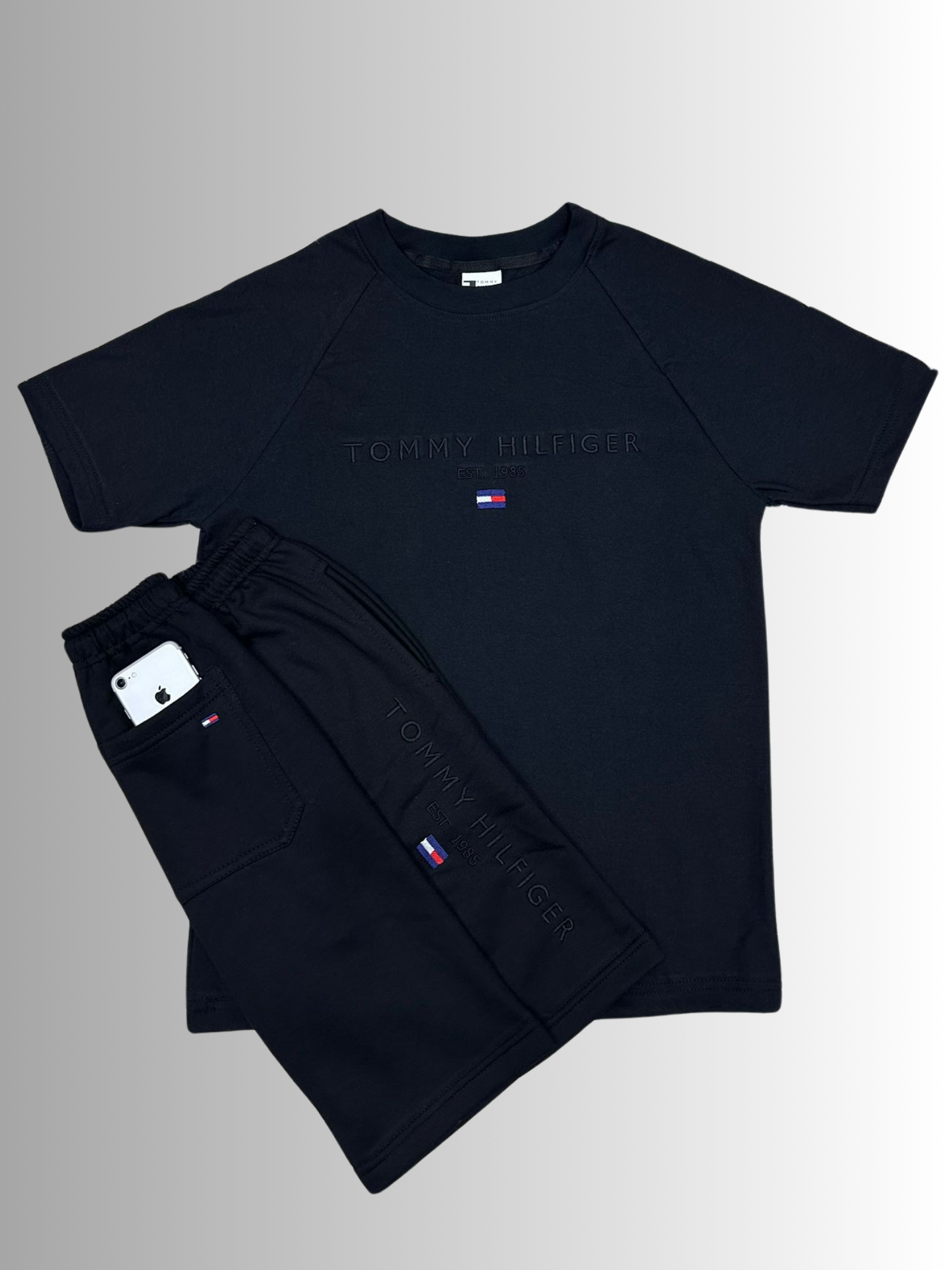 Conjunto Short y polera Tommy