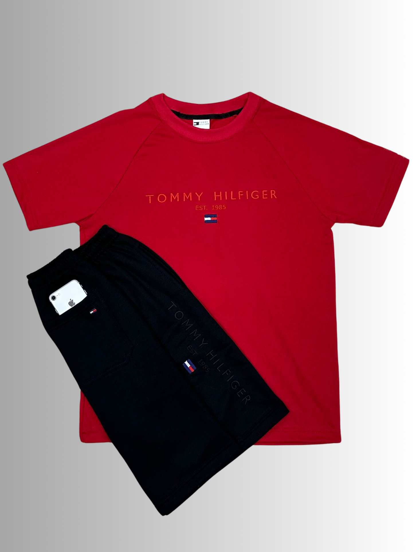 Conjunto Short y polera Tommy